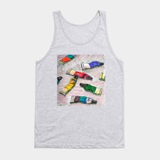 Marker illustrations Tank Top